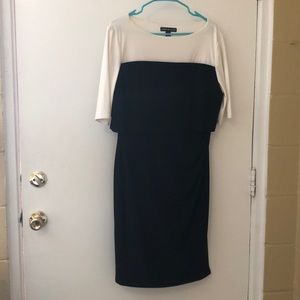 Classic Black & White American Living Dress